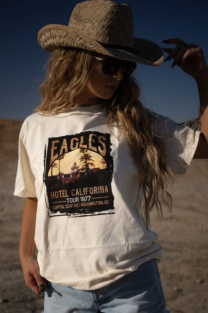 Eagles Hotel California Music Fest Tee – Urban Chic Fashion Boutique