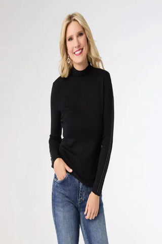 ATAYA SWEATER WITH STRIPE SPARKLE SLEEVES