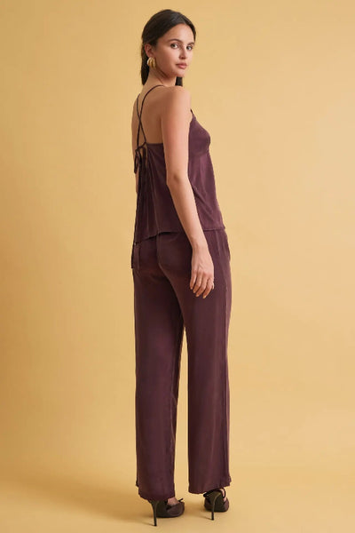 wide leg satin pants women, air washed pants, cupro wide leg trousers, drawstring satin pants, wide leg pants with pockets, fluid wide leg pants, Be Cool satin pants, elevated wide leg pants, satin trousers women, relaxed wide leg pants
