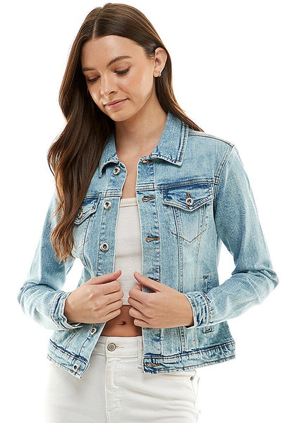 CLASSIC COMFORT STRETCH DENIM JACKET