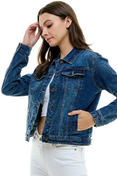 CLASSIC COMFORT STRETCH DENIM JACKET
