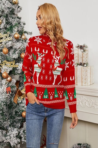COZY AND FESTIVE CHRISTMAS KNITTED SWEATER