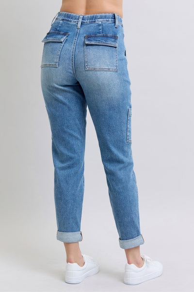 COMFORT STRETCH CUFFED DENIM JOGGER