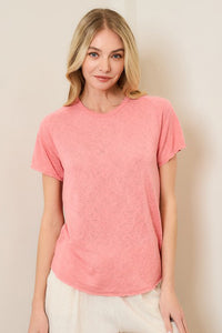 SOFT SOLID HACCI SLUB RAGLAN SS TEE