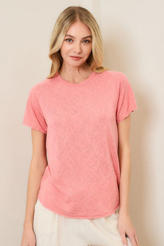 SOFT SOLID HACCI SLUB RAGLAN SS TEE