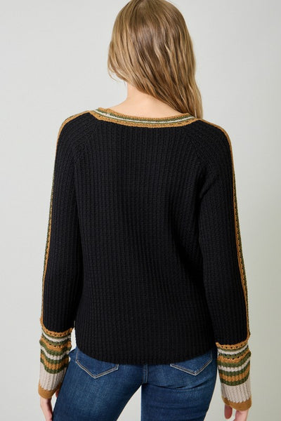 COZY RELAXED FIT RAGLAN SLEEVE SWEATER TOP