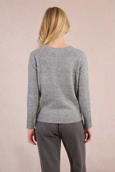 SUBTLE SPARKLE SEQUIN SPRINKLED SWEATER