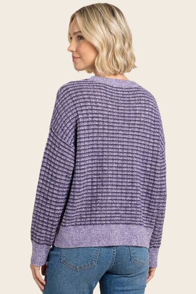 purple waffle knit sweater women
striped knit pullover sweater
Staccato sweater lavender
oversized crew neck sweater women
waffle texture sweater 100% polyester
boxy fit knit sweater women
two tone striped sweater fall
lavender purple pullover sweater
women's relaxed fit crew neck sweater
trendy knit sweater women's fashion