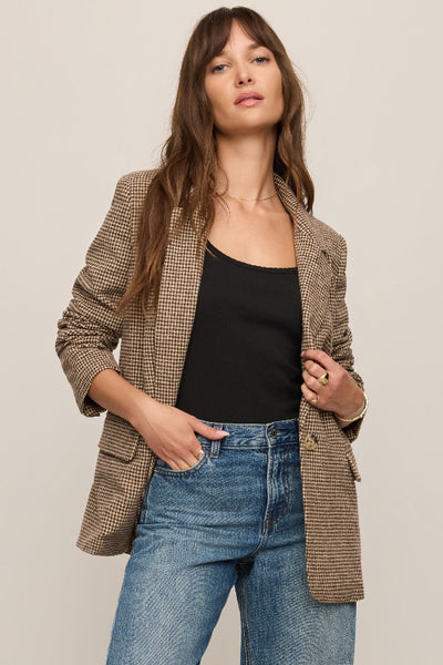 Z SUPPLY Evan Check Blazer
Z SUPPLY brown blazer
Z SUPPLY Dark Chocolate blazer
women’s brown houndstooth blazer
women’s check blazer
women’s plaid blazer
brushed houndstooth blazer
women’s lined blazer
button-front blazer for women
women’s fall blazer
women’s business casual jacket
women’s workwear blazer
tailored brown jacket
dark brown blazer for women
ZJ263352S
Dark Chocolate DAC