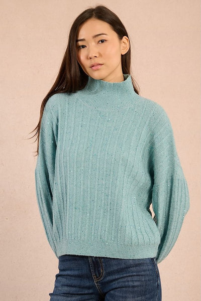 ELEGANT, SPARKLY, AND COZY TURTLENECK