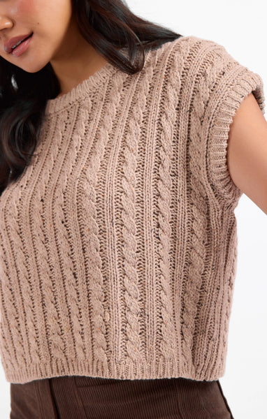 grey beige cable knit sweater tank women
vertical cable knit crop top women
Sadie and Sage cable knit sweater tank
ribbed crew neck knit tank top
boxy crop cable knit sweater women
cap sleeve cable knit sweater top
neutral cable knit layering top
women's cropped cable knit pullover
heathered knit sweater tank fall fashion
acrylic cable knit crop sweater women
