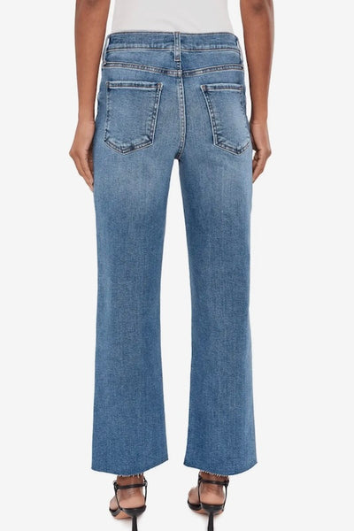 AVERY HIGH RISE FAB AB EASY STRAIGHT LEG RAW HEM