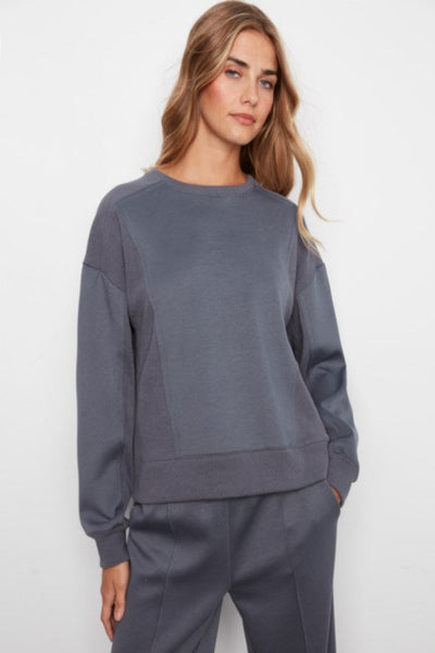 Charlie B soft scuba top graphite
women's crew neck scuba top long sleeve
graphite long sleeve top women
Charlie B scuba set women
women's soft scuba top with rib detail
coordinated scuba set women's fashion
women's long sleeve minimalist top grey
Charlie B top women's fashion
women's rayon blend crew neck top
slate grey long sleeve top women