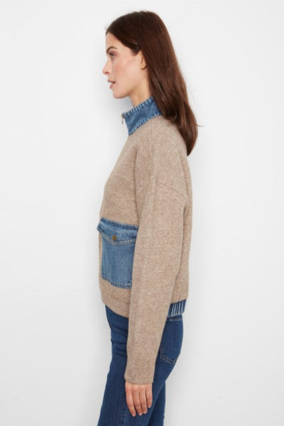 Charlie B denim detail sweater jacket
knit jacket with denim collar women
denim pocket zip sweater jacket
heather sand knit bomber jacket
mixed media sweater jacket women
Charlie B zip sweater jacket
denim trim knit jacket women
bomber style sweater jacket women
knit zip jacket with denim pockets
Charlie B women's jacket heather sand