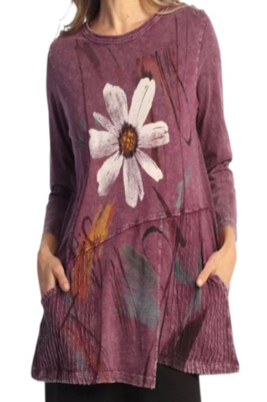 CLASSIC SILHOUETTE JAZZY COTTON TUNIC