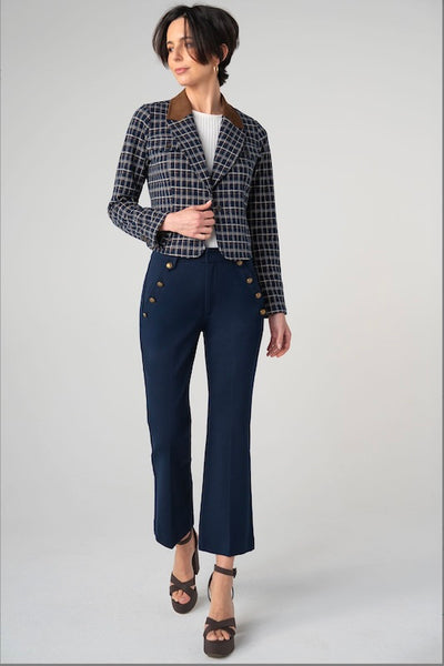 Liverpool Los Angeles cropped blazer navy tartan
plaid cropped blazer women suede collar
navy tartan blazer boutique women
Liverpool LM1D07TL79 blazer
cropped structured blazer navy plaid
equestrian inspired women's blazer
tartan print single button blazer
women's cropped plaid jacket navy
heritage plaid blazer women's fashion
navy multi tartan cropped jacket boutique