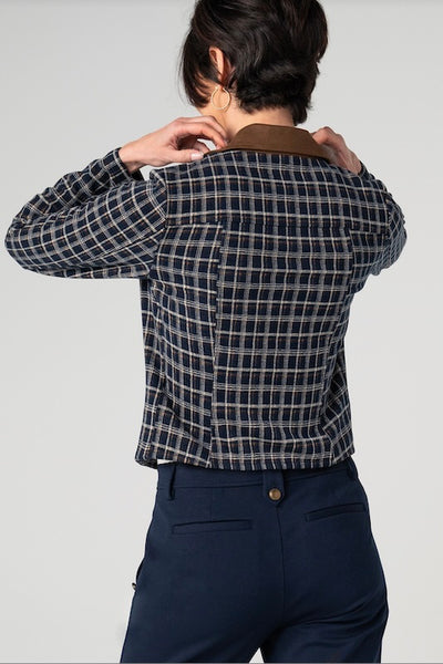 Liverpool Los Angeles cropped blazer navy tartan
plaid cropped blazer women suede collar
navy tartan blazer boutique women
Liverpool LM1D07TL79 blazer
cropped structured blazer navy plaid
equestrian inspired women's blazer
tartan print single button blazer
women's cropped plaid jacket navy
heritage plaid blazer women's fashion
navy multi tartan cropped jacket boutique