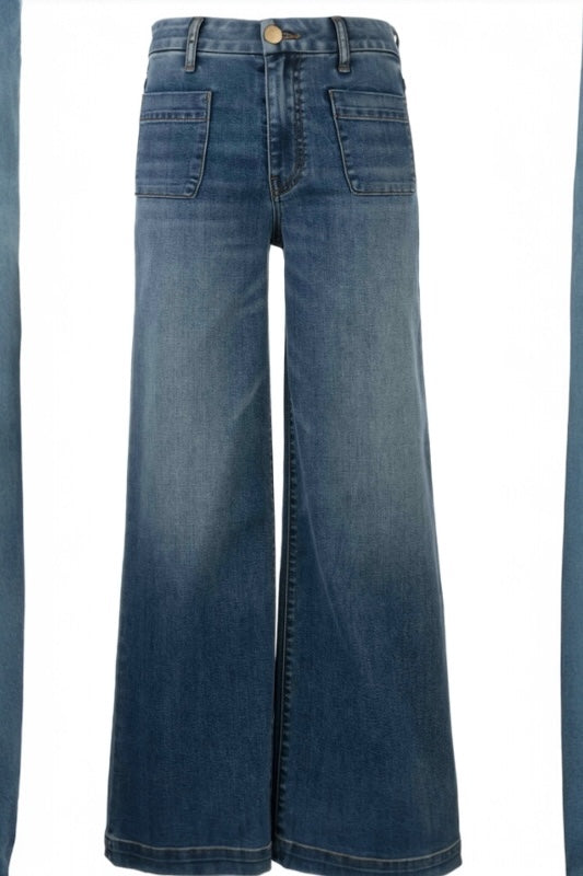 MEG HIGH RISE WIDE LEG W PATCH PKTS REG HEM