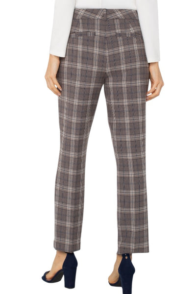 LIVERPOOL OFFICE READY HIGH RISE KELSEY PLAID TROUSER