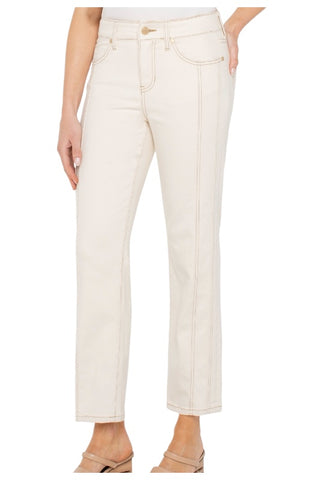 SLEEK KENNEDY CROP STRAIGHT WITH SEAMING 27" INSEAM