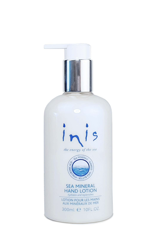 10 0Z INIS FRAGRANCE OR THE SEA MINERAL HAND LOTION PUMP