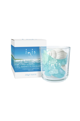 8.8 OZ INIS® FRAGRANCE HOME SCENTED SEASHELLS & SEA GLASS