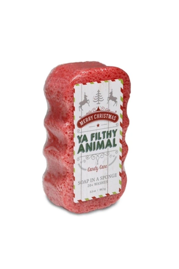 CAREN - "YA FILTHY ANIMAL" CHRISTMAS SOAP SPONGE