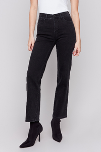 HEM BOOTCUT LEG DENIM JEAN