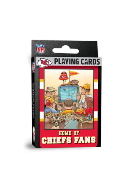 KANSAS CITY CHIEFS FAN PLAYING CARDS DECK