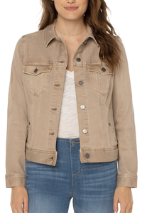 CLASSIC COMFORT STRETCH COLORED DENIM JACKET