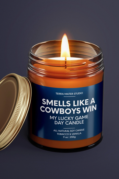 9 OZ SMELLS LIKE A WIN - LUCKY GAME SOY CANDLE