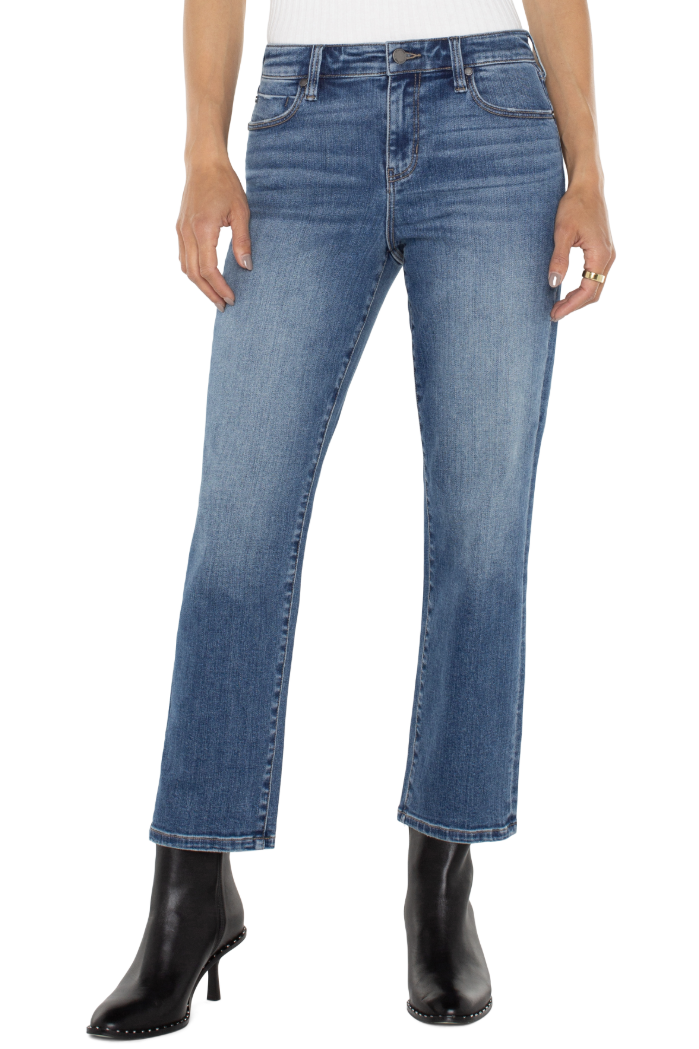 27 IN MCALLASTER KENNEDY CROP STRAIGHT DENIM