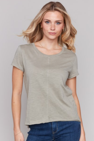 SOFT SOLID ORGANIC COTTON SLUB TEE