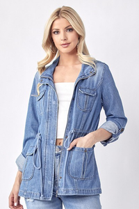 LIGHTWEIGHT LT DENIM ANORAK JACKET