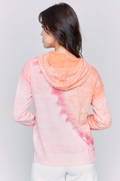 BEAUTIFUL SOFT REVERSE PRINT HOODIE SWEATER