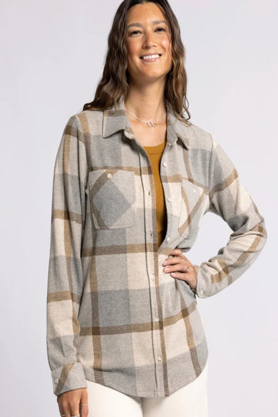 cream brown plaid shacket women
Thread and Supply Lewis shirt
women's flannel shirt jacket fall
oversized plaid button down shirt women
soft plaid shacket neutral tones
women's relaxed fit flannel top
fall layering shirt women plaid
cream plaid button front shirt
Thread & Supply shacket