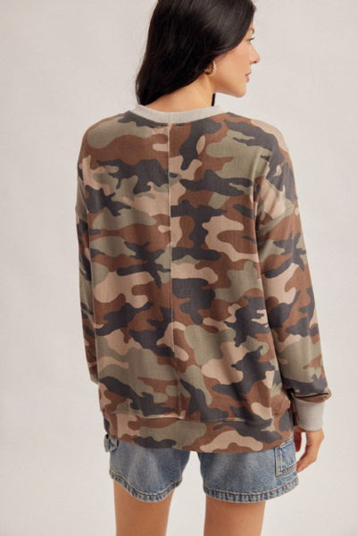 camo print pullover sweatshirt women
oversized camo sweatshirt
brushed texture camo top
olive mocha camo pullover
Hem and Thread camo sweatshirt
women's camo long sleeve top
side slit sweatshirt women
casual camo pullover top
earth tone camo sweatshirt
relaxed fit camo top women