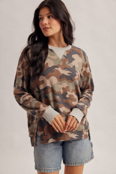 camo print pullover sweatshirt women
oversized camo sweatshirt
brushed texture camo top
olive mocha camo pullover
Hem and Thread camo sweatshirt
women's camo long sleeve top
side slit sweatshirt women
casual camo pullover top
earth tone camo sweatshirt
relaxed fit camo top women