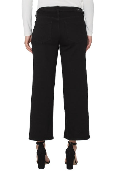 LIVERPOOL STRIDE CROP WIDE LEG