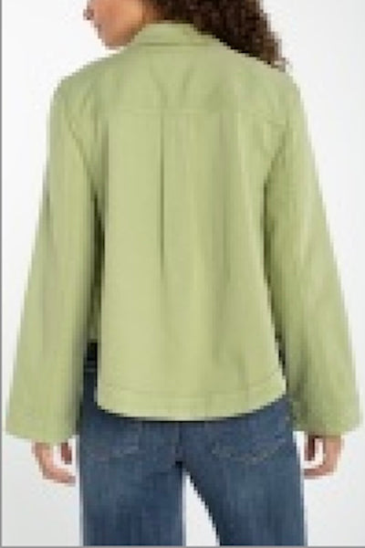 CASUAL-CHIC  HIGH-LOW DENIM SHACKET