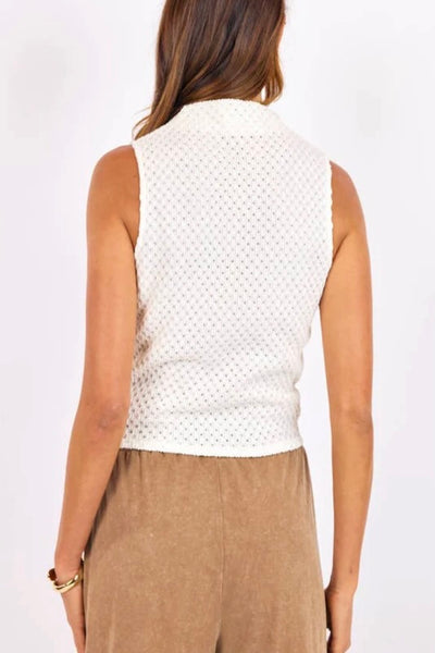 ELEVATED BASIC BRADSHAW MOCK NECK TANK