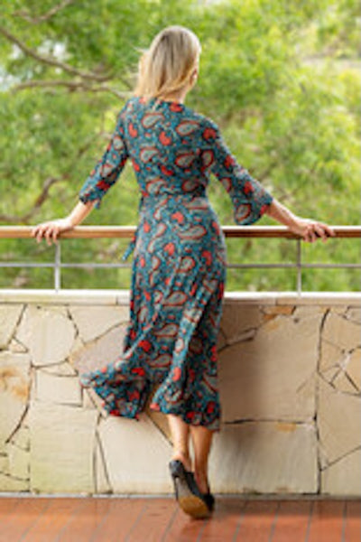 TIMELESS AND ELEGANT ADELINE WRAP DRESS