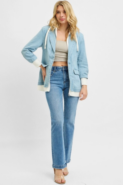 RISEN BLAZER WITH HOODIE JACKET