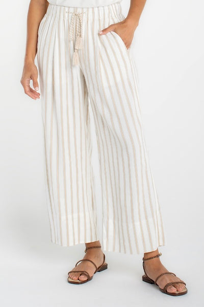 TIMELESS PULL-ON WIDE LEG CROP TROUSER 26' INSEAM