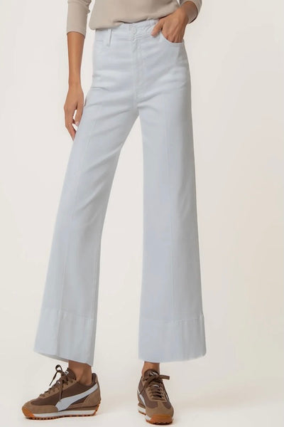MEG HIGH RISE FRONT PIN TUCK WIDE HEM LEG