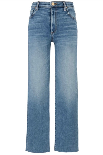 AVERY HIGH RISE FAB AB EASY STRAIGHT LEG RAW HEM