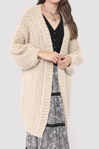 CASUAL AND ELEGANT KNIT CARDIGAN