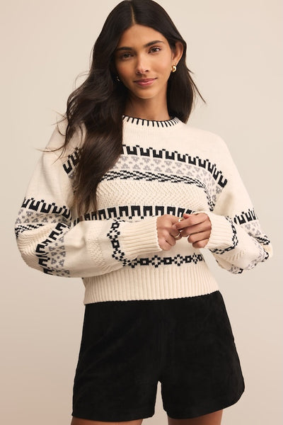 CASUAL COMFORT PERCI FAIRISLE SWEATER