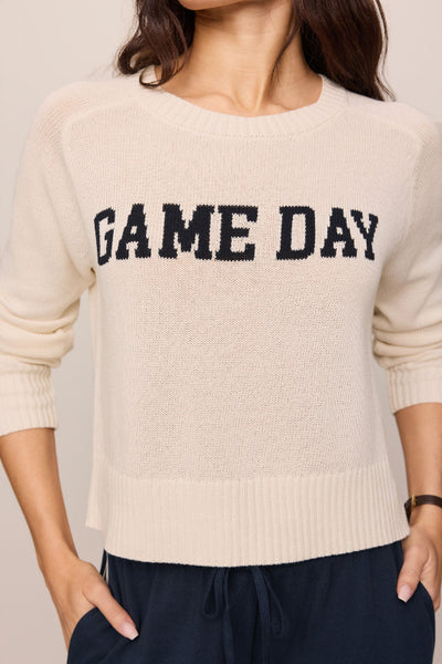 Z Supply game day sweater
varsity graphic crew neck sweater women
women's game day knit sweater
cream cotton long sleeve sweater
collegiate graphic sweater women
Z Supply varsity sweater
intarsia knit game day top
sporty chic crew neck sweater
women's tailgate sweater outfit
cotton graphic knit sweater women
