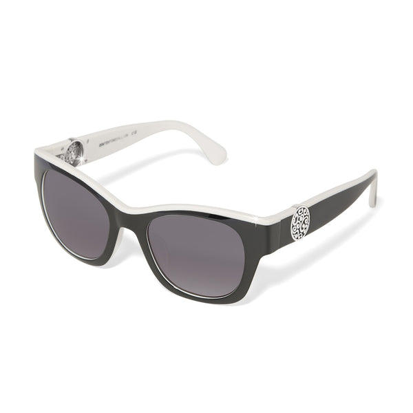 Contempo Medallion Dual Tone Sunglasses